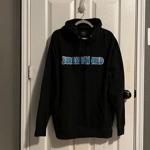 Jurassic World Black Hoodie From Universal Studios XL